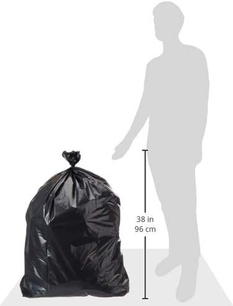 Construction Contractor Bag, Puncture Resistant, 42 Gallon, 3 Mil, 50 Count