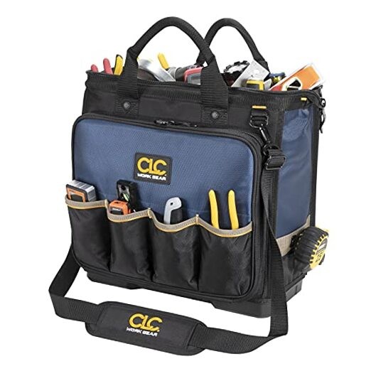CLC Work Gear PB1543 17″ Molded Base Multi-Compartment Technician’s Tool Bag