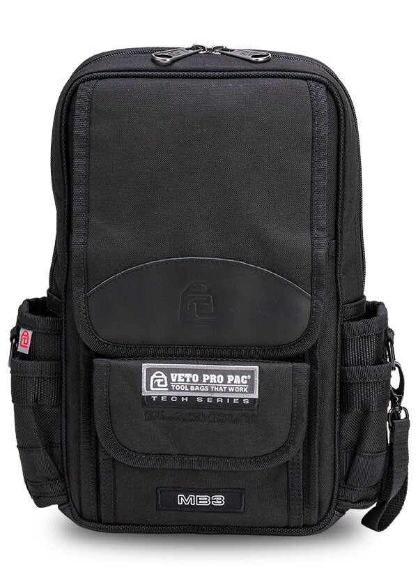 Veto Pro Pac MB3 BLACKOUT Large Meter Bag / Tool Pouch (With Sling Strap)
