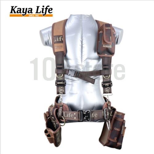 KAYALIFE KL-600 Work Tool Belt Set Suspenders Drill Pouch Holder Made in Korea