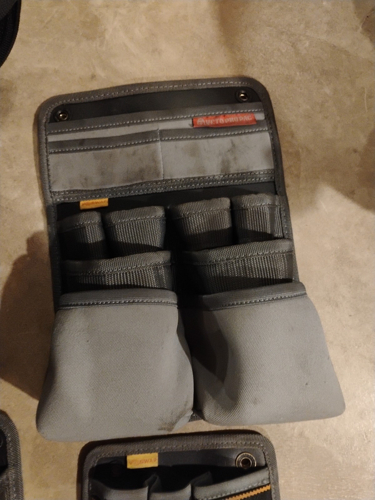Veto Pro Pac TP-XD Blackout Tool Bag With V-swap Panels Tape Strap Excellent