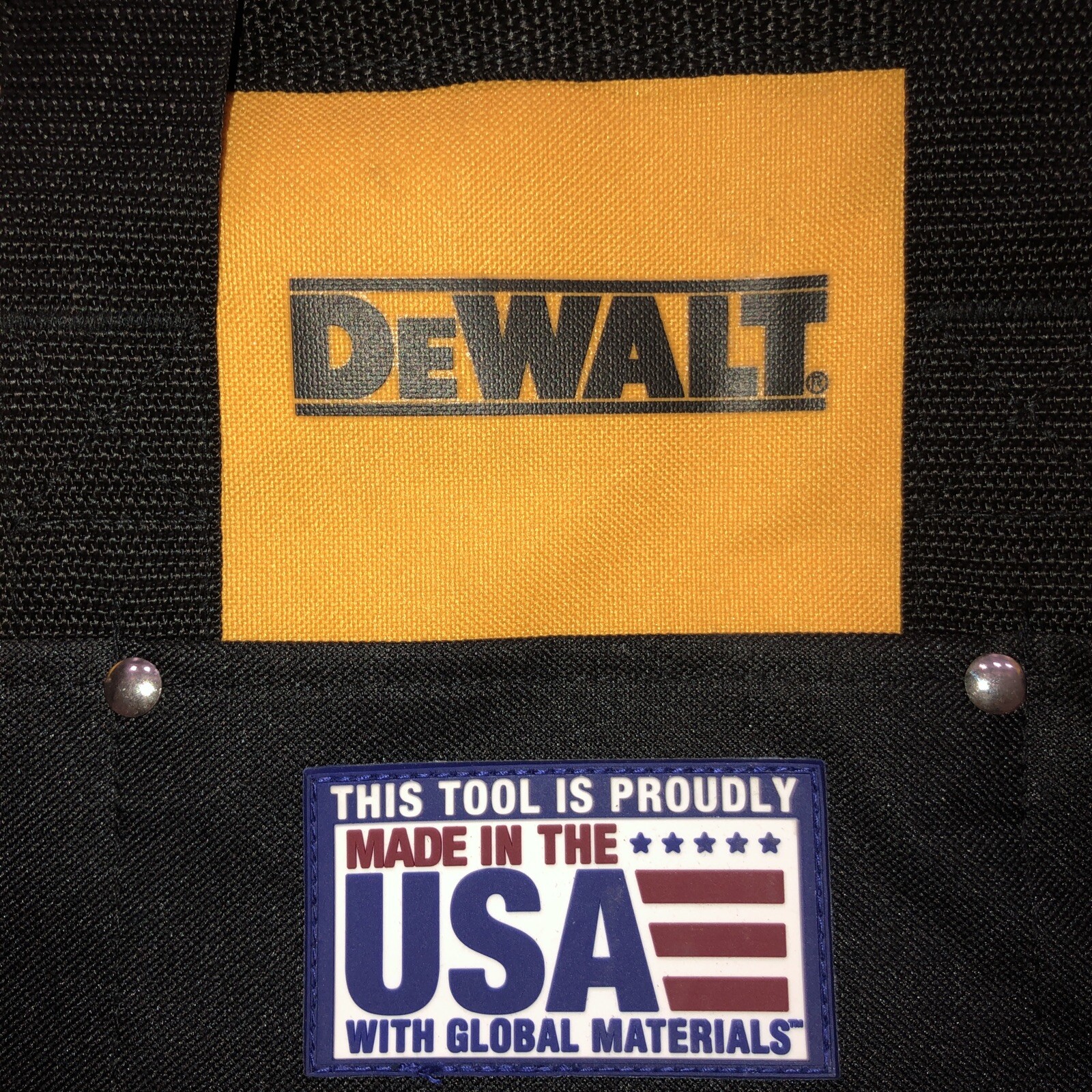 Dewalt Yellow And Black Small Tool Bag