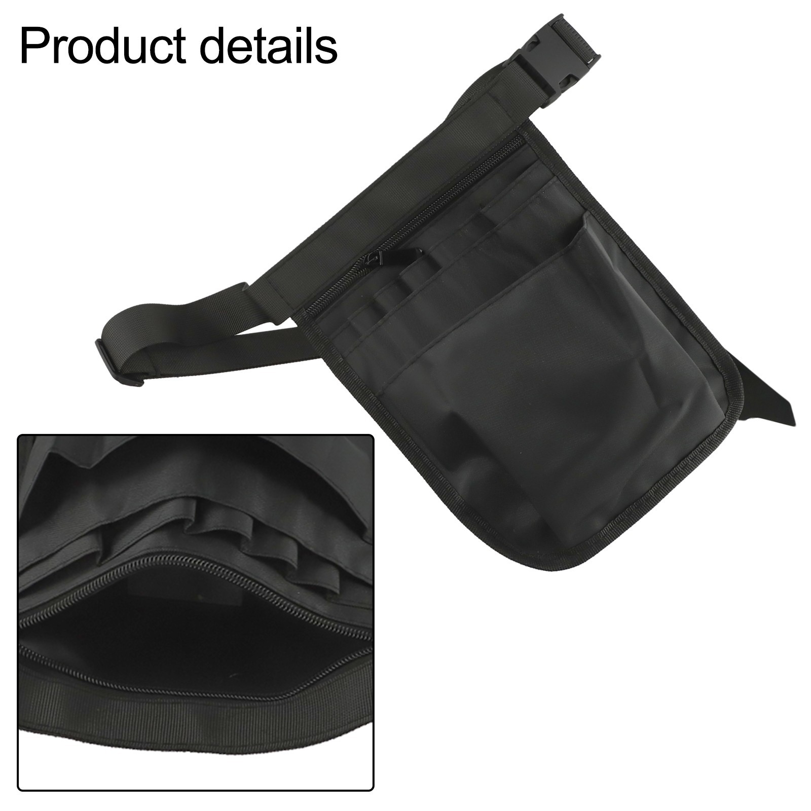 Adjustable Tool Waist Bag Featuring Waterproof Fabric and Resistant Design