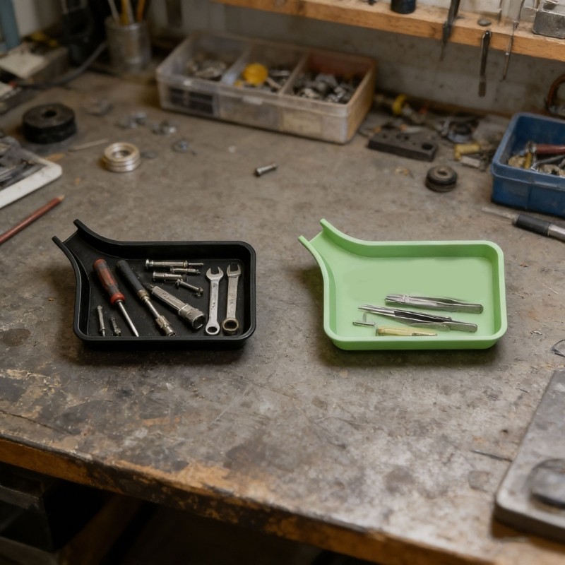 Small Plastic Container Tray For Storing Screws Buttons And Other Mini Items