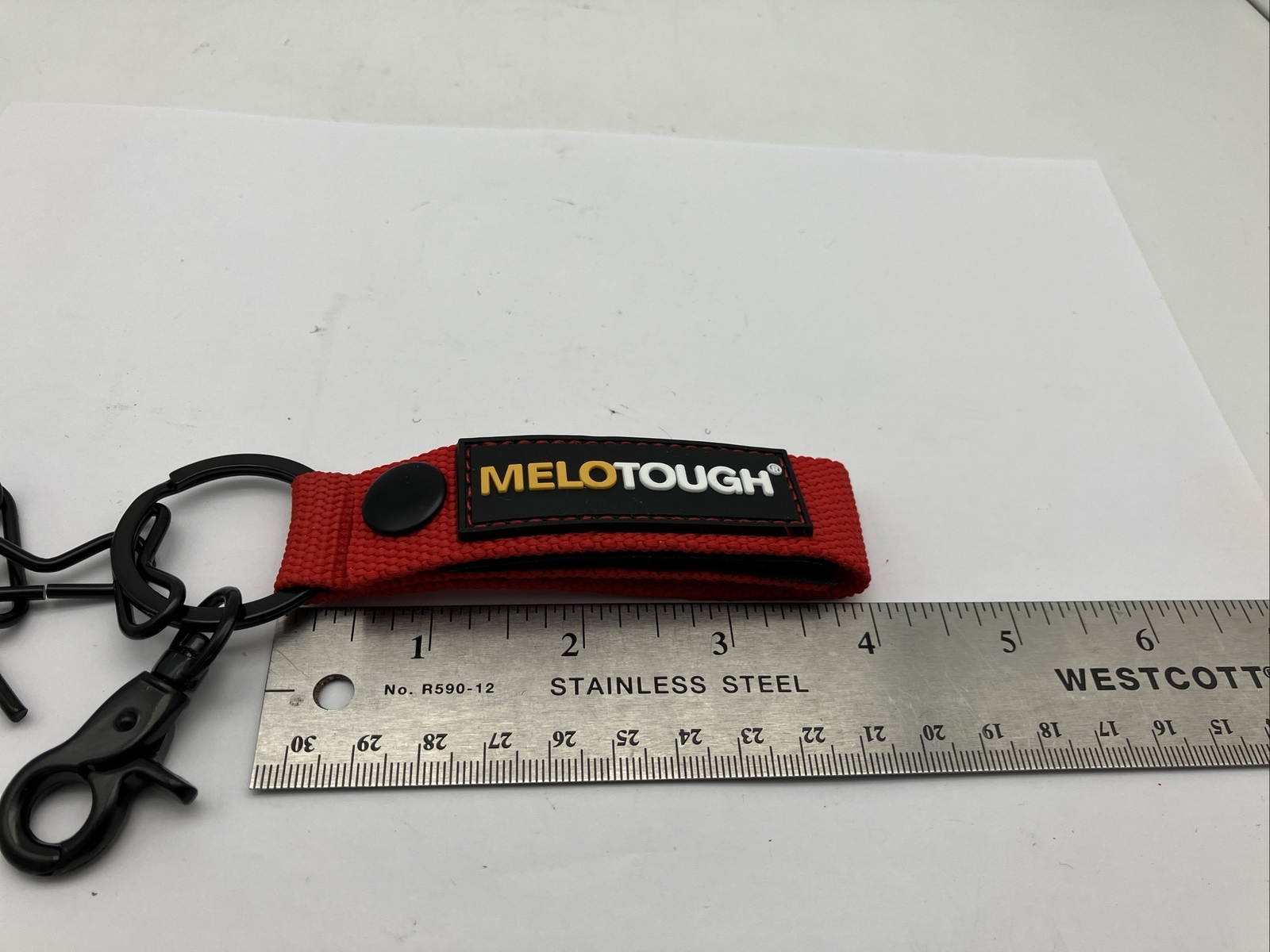 Tape Thong for Tool Belt Or Bag Electricians Tape Holder Chain Red Belts To 2.5″