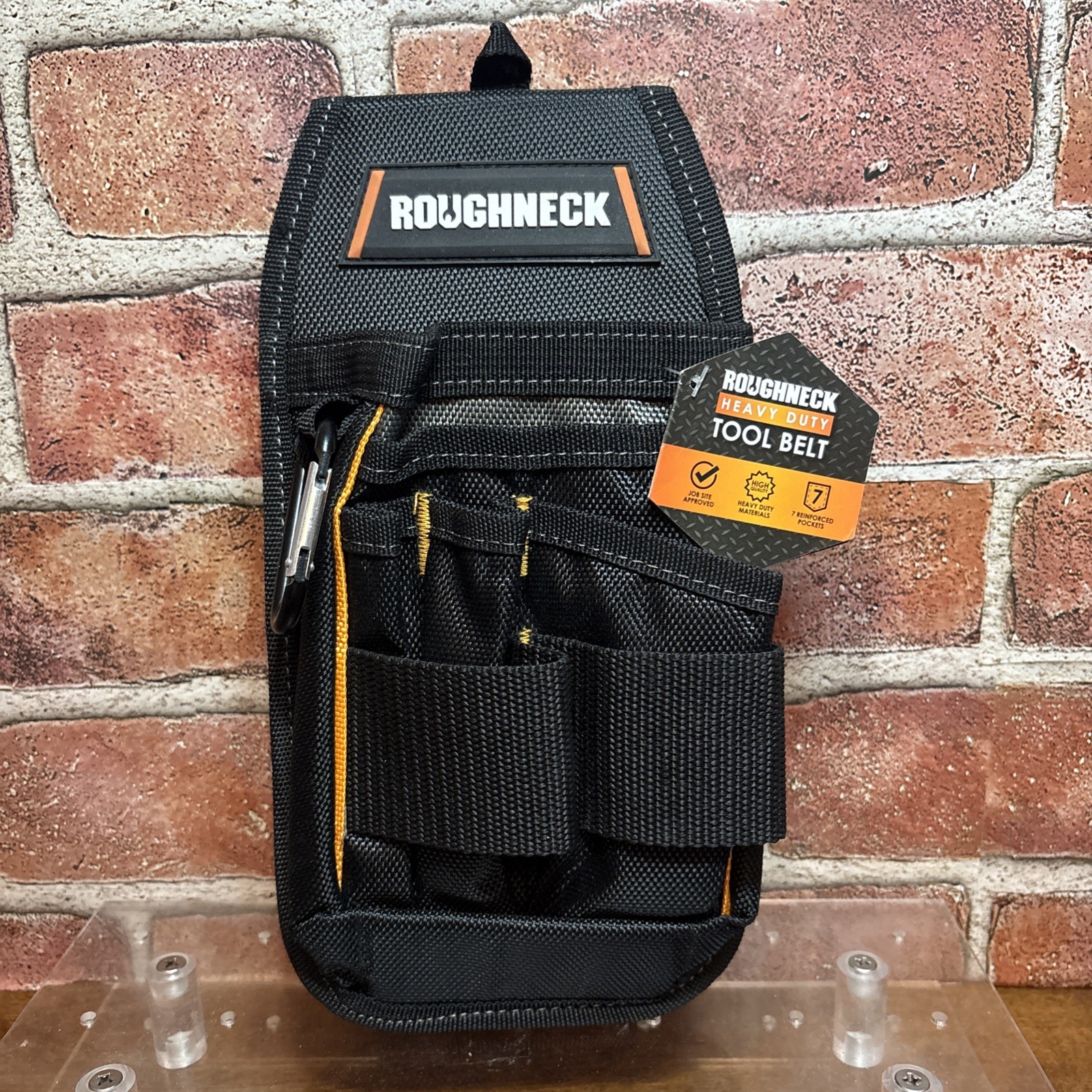 Roughneck Heavy Duty Tool Belt Bag, Pouch, Holder With 7 Reinforced Pockets