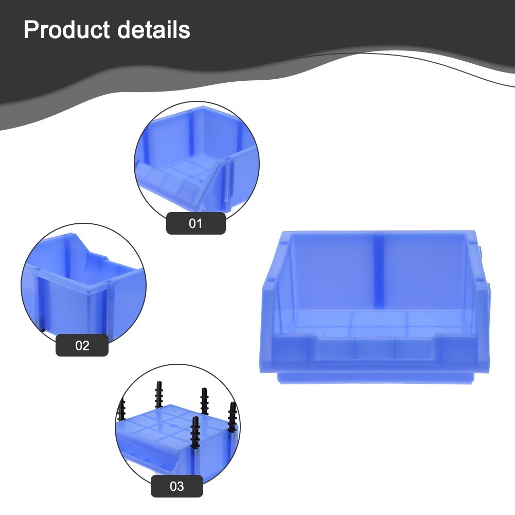 180*180*80MM Parts Box Blue/Red/Yellow/Green Practical To Use Brand New
