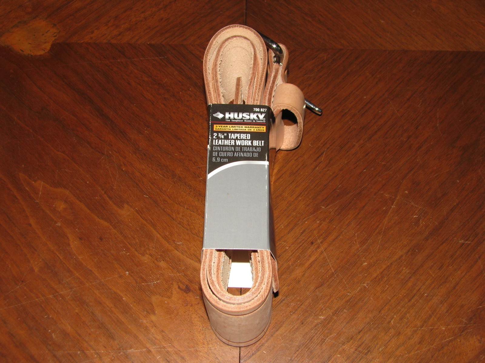 Husky 2 3/4 Tapered Leather Work Belt Waist Size 29″-46″ NEW