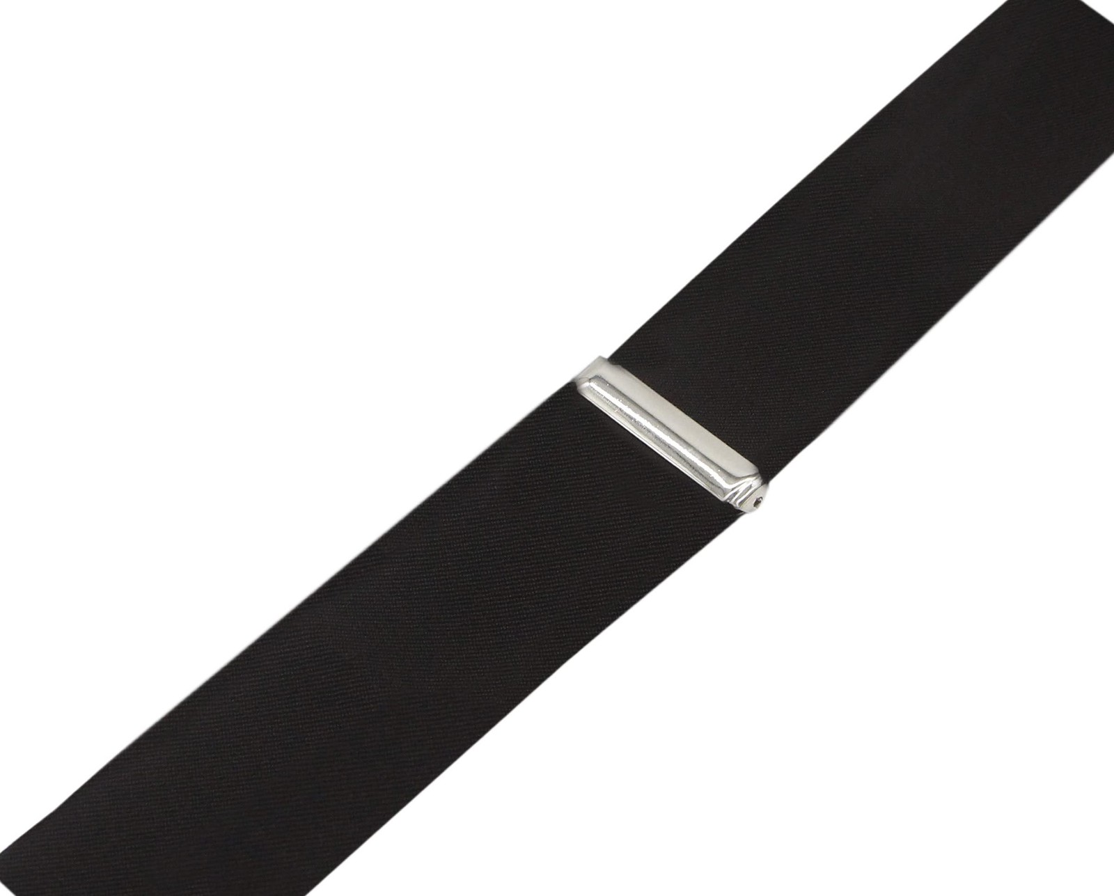 Doloise Men’s Suspenders X Back 2 Inches Wide with Extra One Size, Black
