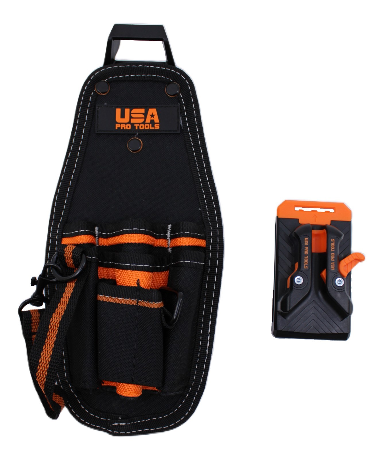 Tool Pouch with Clip – Heavy Duty Utility Holster for Electricians, Carpenters