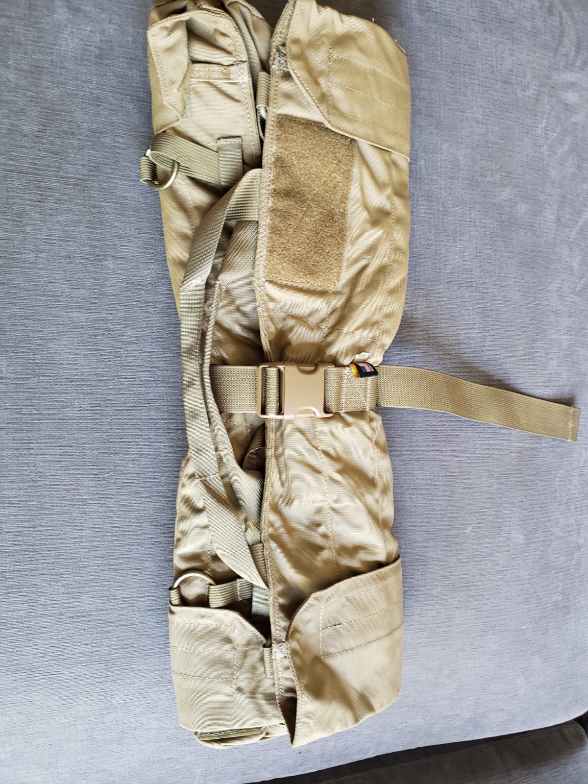 Atlas 46 Yorktrown Large Tool Roll 4 Pouch – Coyote Tan 23″ x 19″ – BRAND NEW!