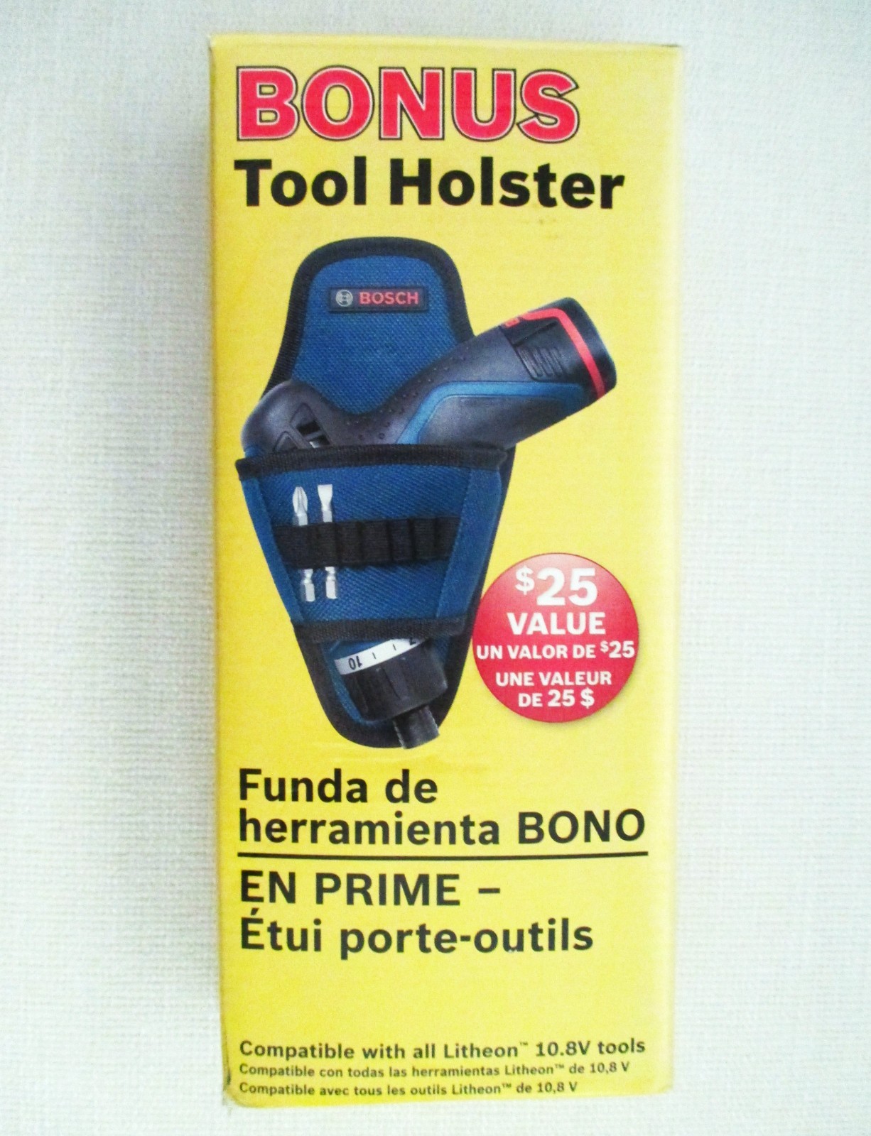 NEW Genuine BOSCH TOOL HOLSTER fits 10.8V-12V Drill & Impact Driver Easy Access
