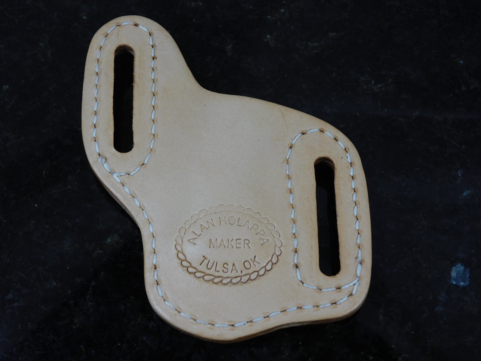 Top Grain Raw Leather knife Lighter Tool Holder for the Belt