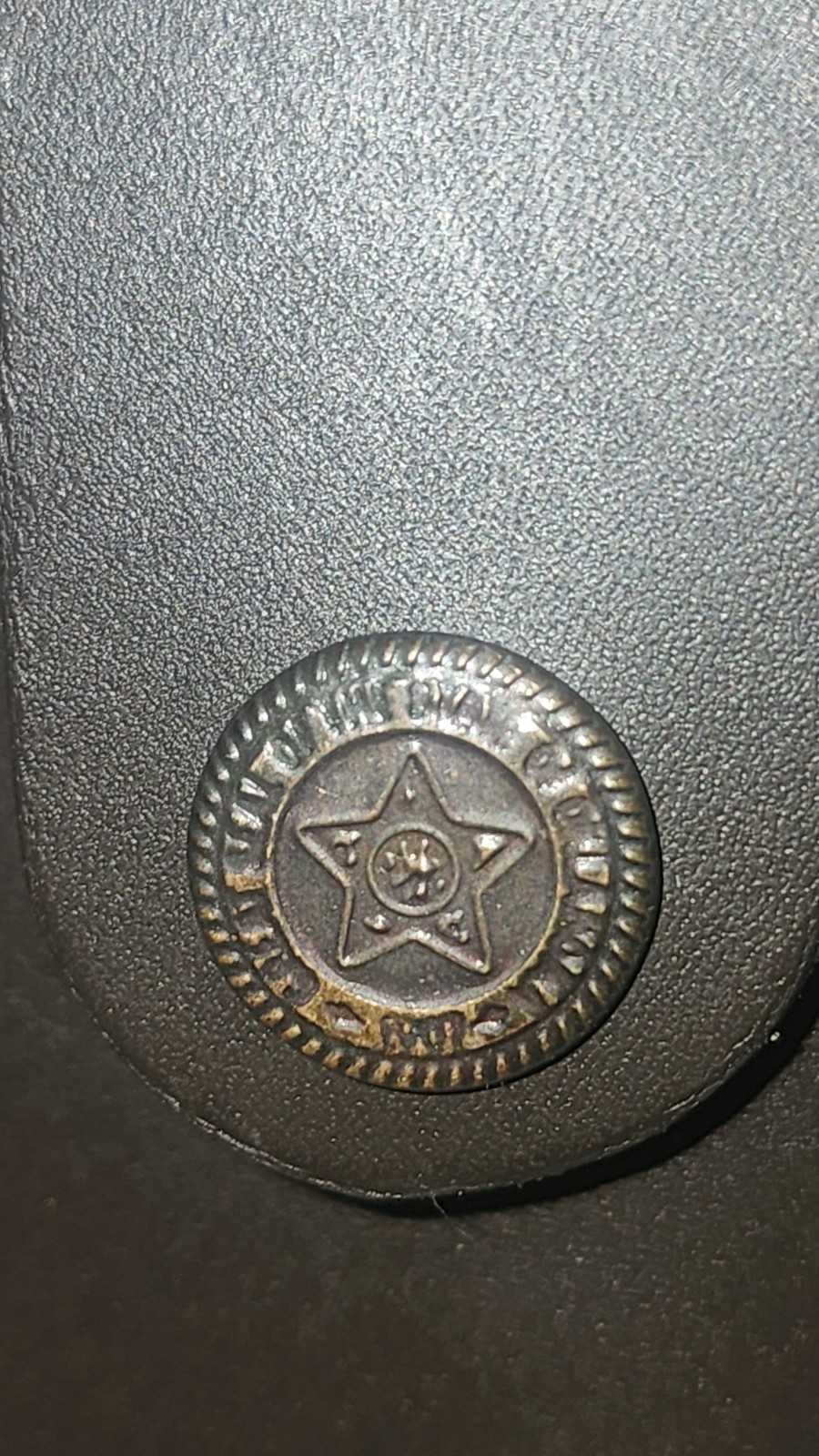Harbor Freight Voyager Leather Tool Belt 10 Pocket Star Emblem Excellent con