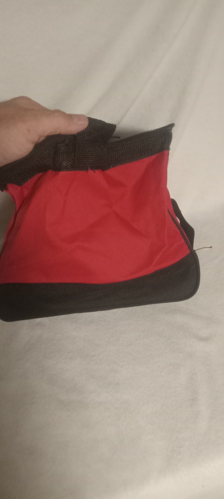 MILWAUKEE TOOL BAG 10.5×9.5×11″ RED WITH BLACK, HOLDS UP TO 2-3 TOOLS+ – NEW