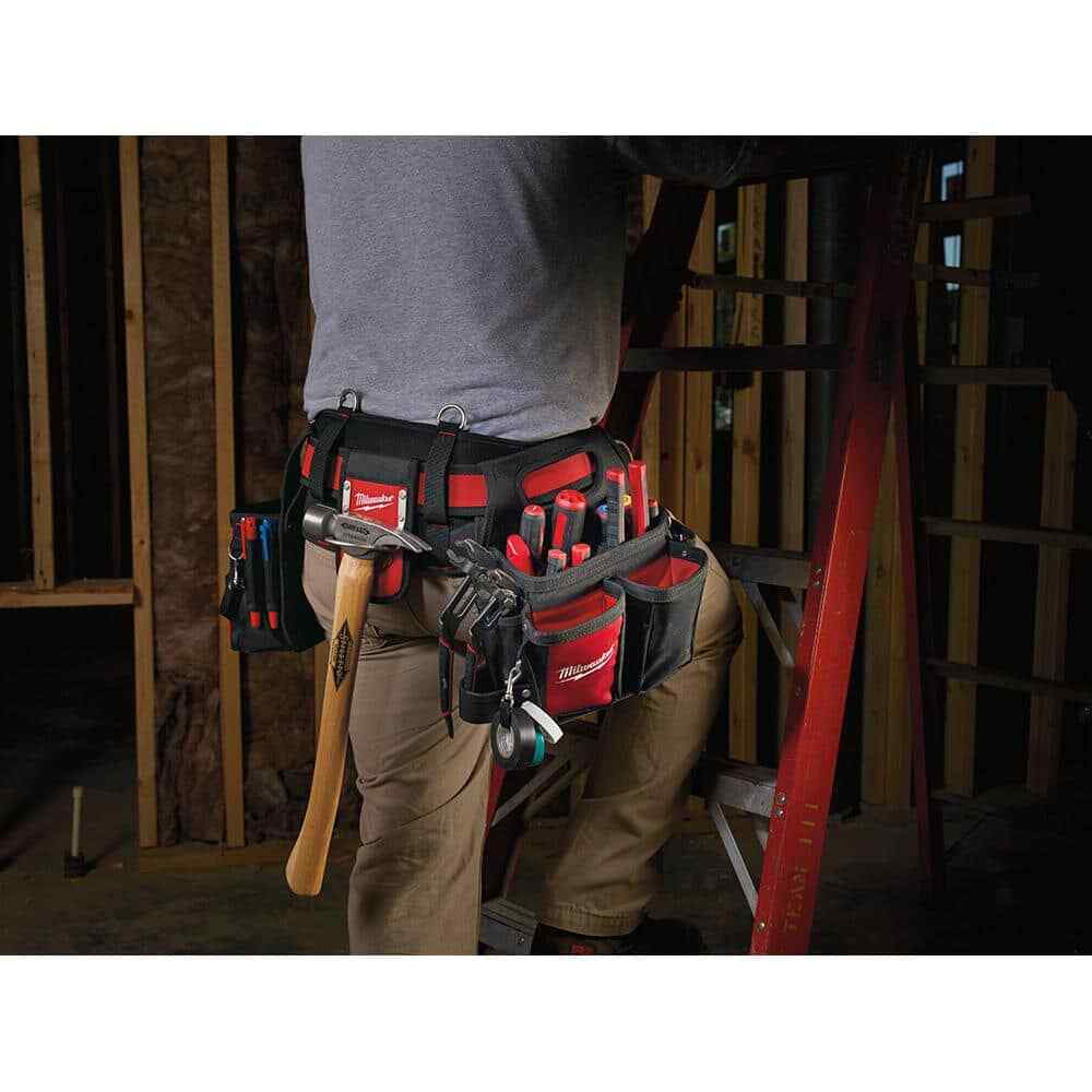NEW High-Quality Milwaukee Electricians Tool Work Construction Belt Pocket Pouch