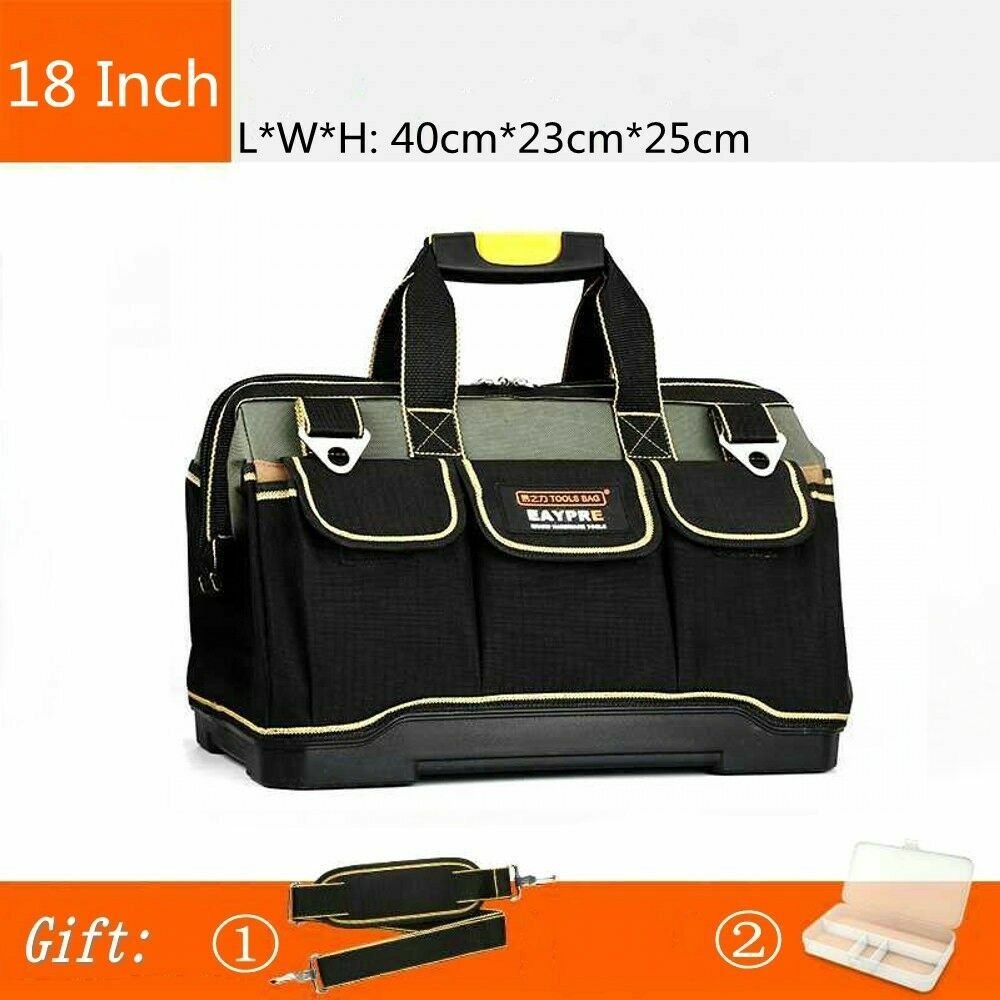 New Tool Bags 13″ 16″ 18″ 20″ 1680D Oxford Cloth Electrician Bag Top Wide Mouth