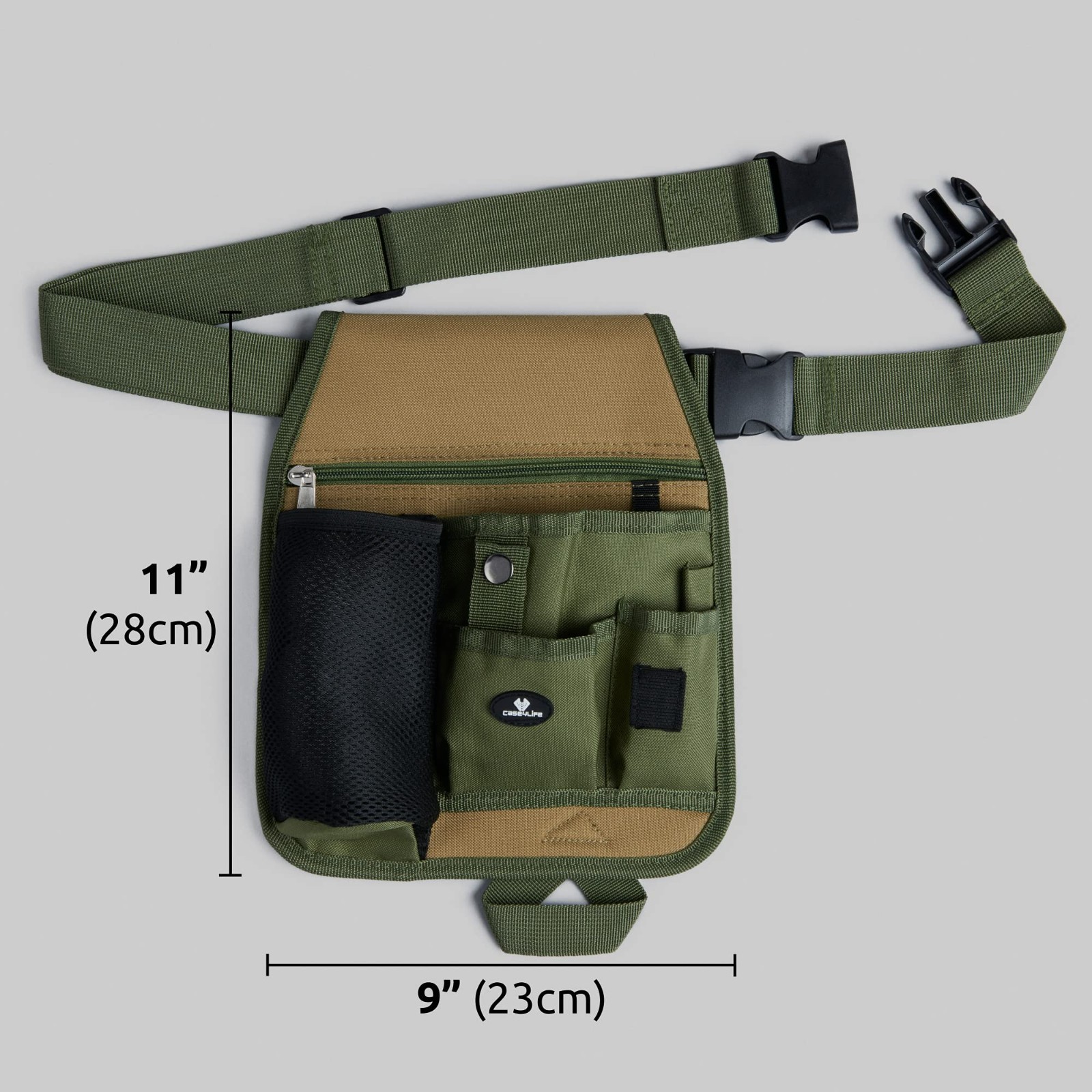 Garden Tool Organizer Pouch – Unisex Utility Apron with Adjustable Belt & Pocket