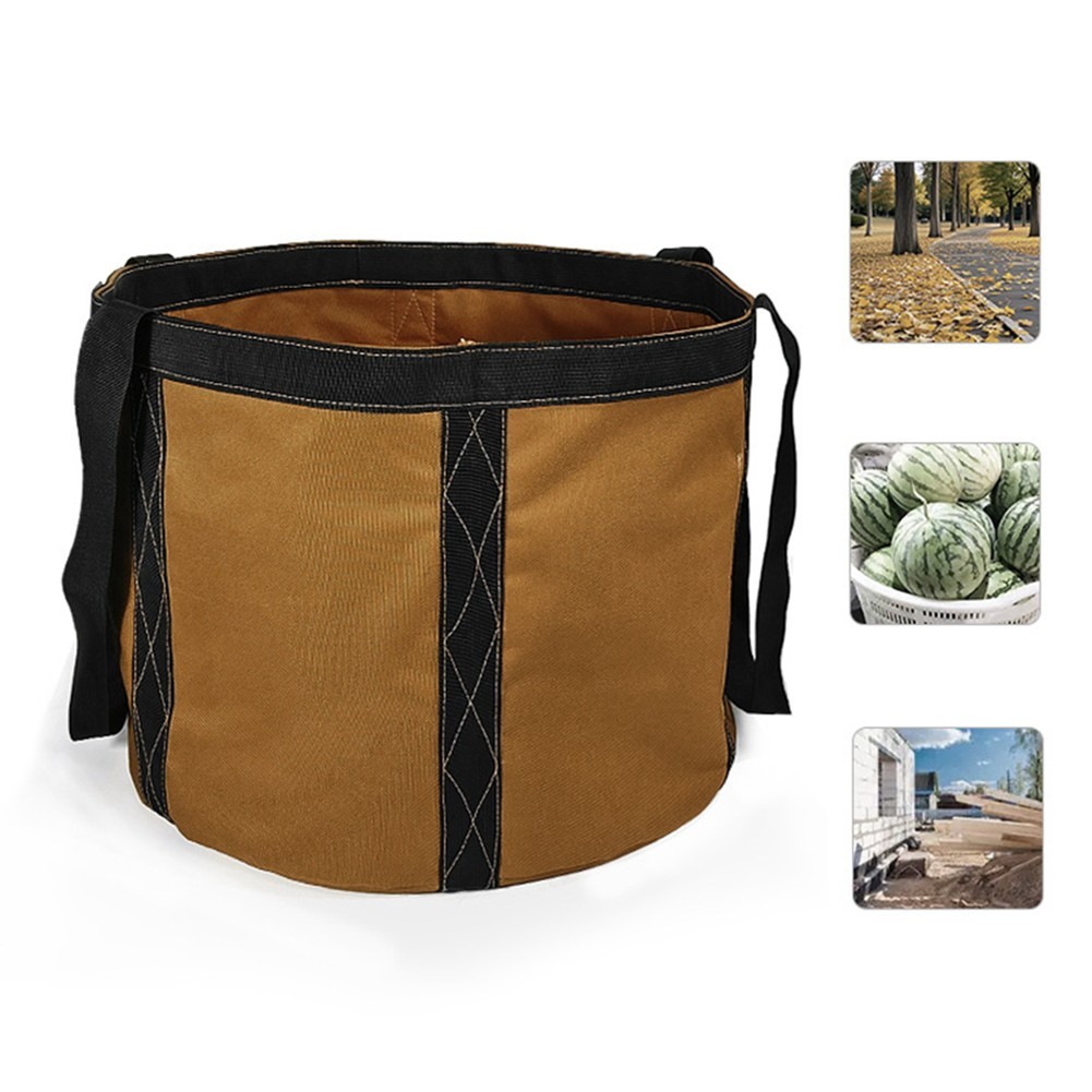 Electrician’s Must Have Large Round Tool Bag Made of Sturdy Oxford Material