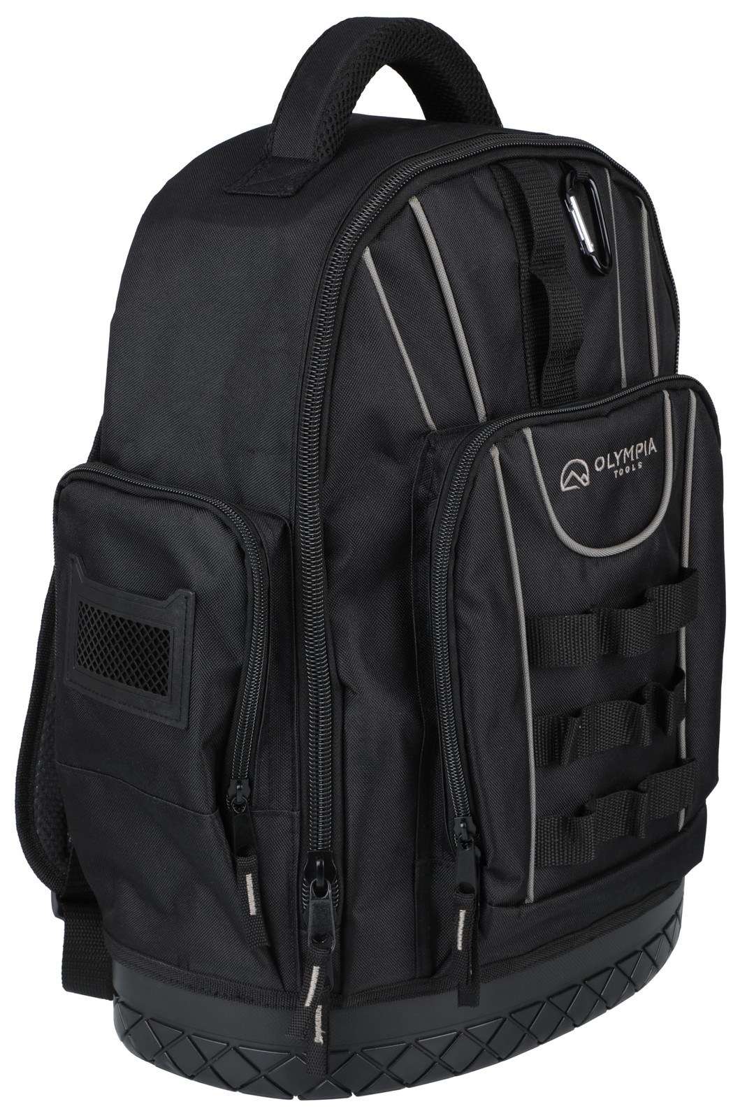 Olympia Tools 17.5 In Tool Organizer Backpack Heavy-Duty Tool Bag Backpack