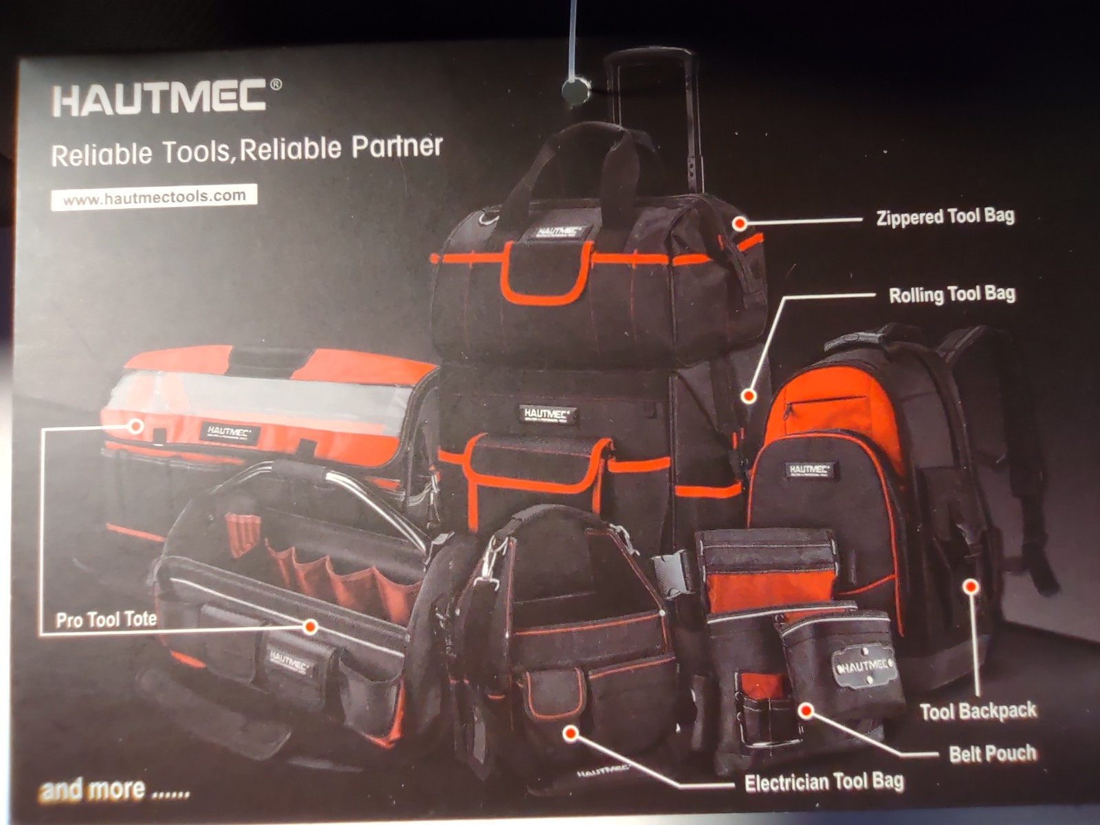 Hautmec 18 inch Open Top Folding Nylon Tool Bag – Unused with Tags