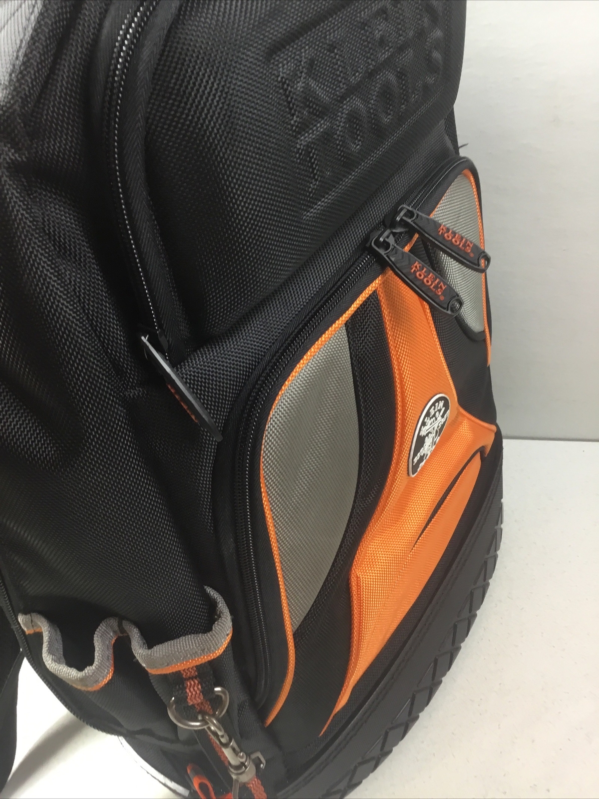 TRADESMAN 55421BP-14 Tool Bag Orange Black Back Pack Electrician Plumber Repair