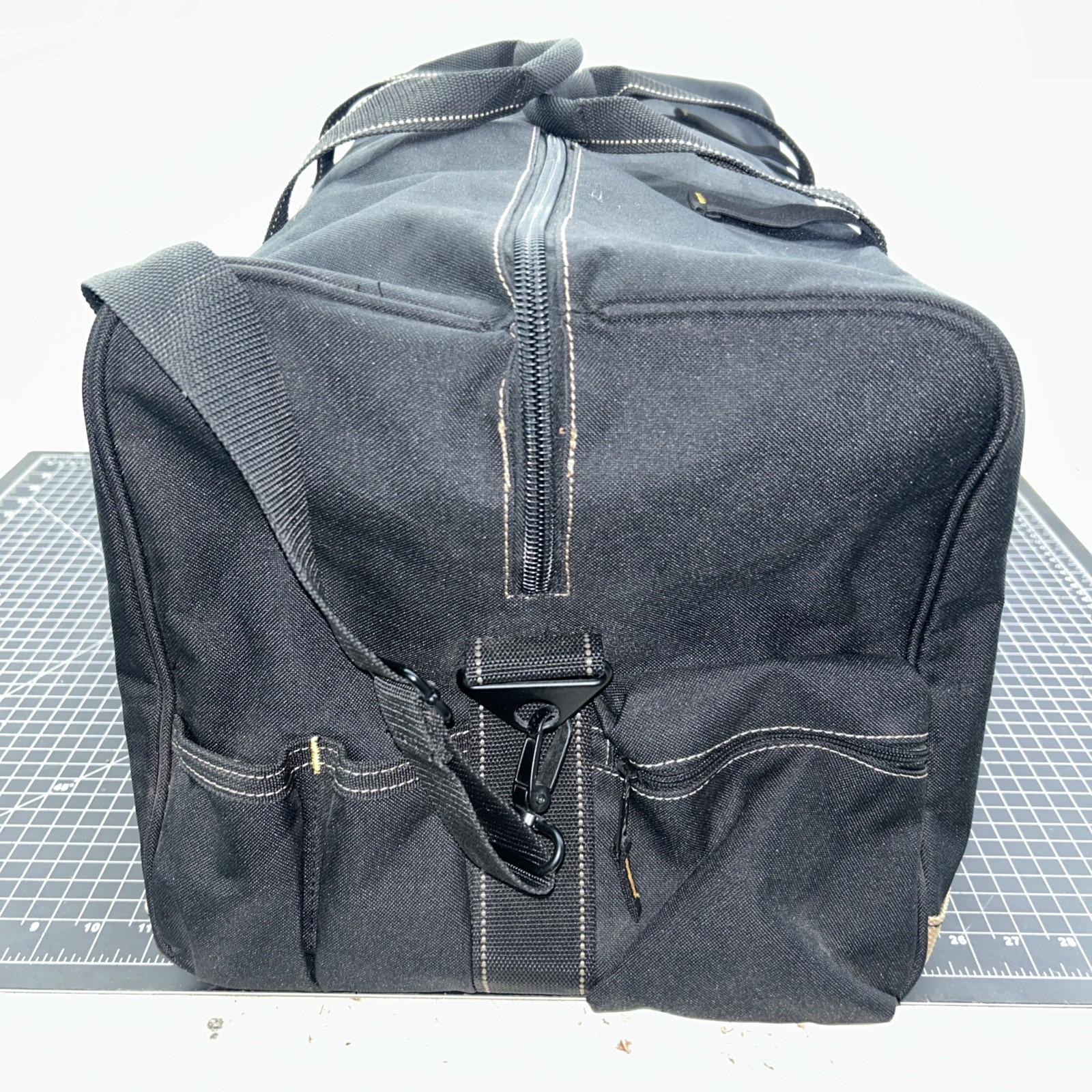 CLC Work Gear 1111 Tool Bag, Black, Polyester, 7 Pockets
