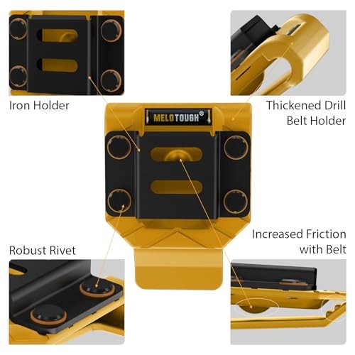 Drill Belt Clip,Drill Holder for Tool Belt,Measuring Tape Holder for Impact
