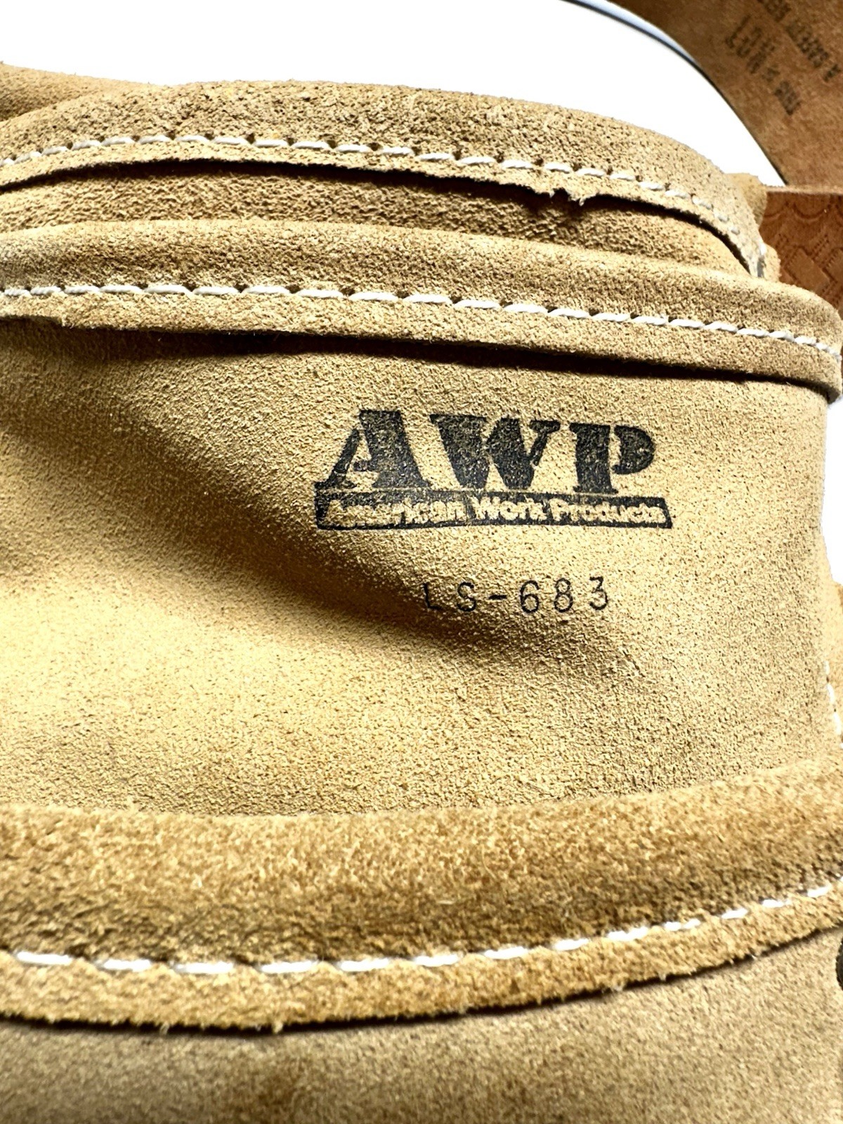 AWP Classic 10-Pocket Leather Tool Pouch Grain Leather General Construction Tool