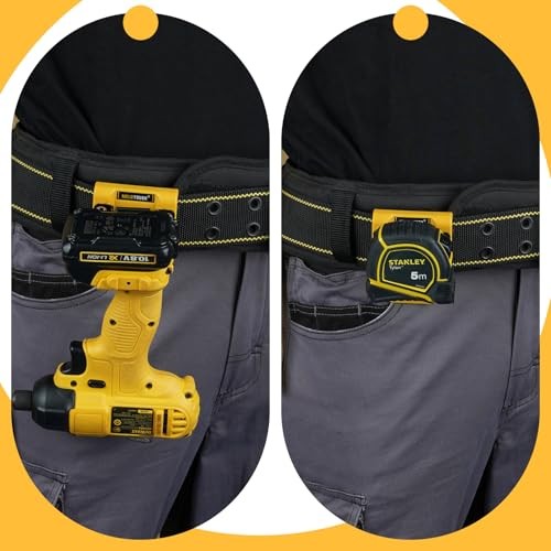 Drill Belt Clip,Drill Holder for Tool Belt,Measuring Tape Holder for Impact