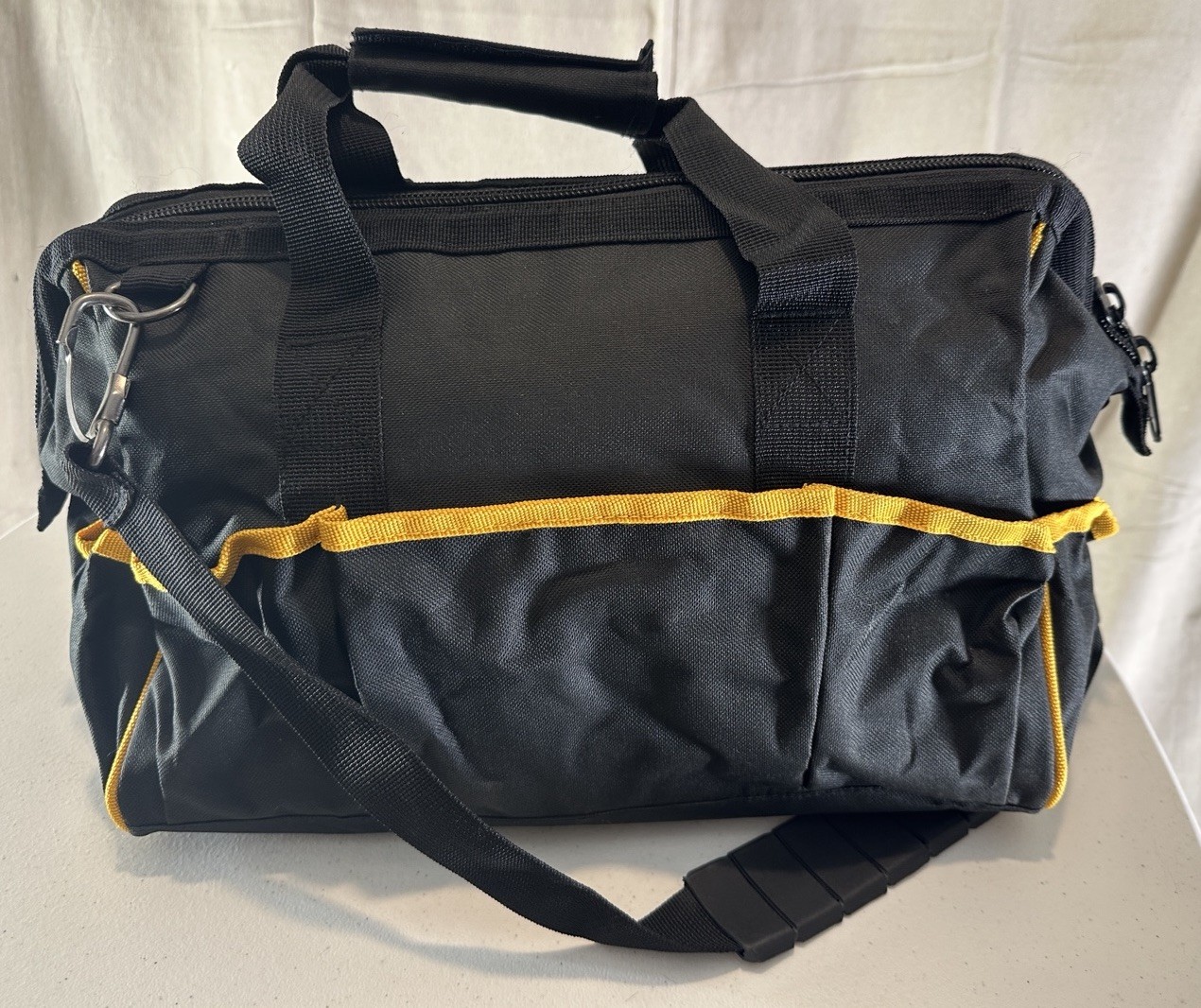 Olympia Tools 15 Inch Tool Bag With Handles and Shoulder Strap