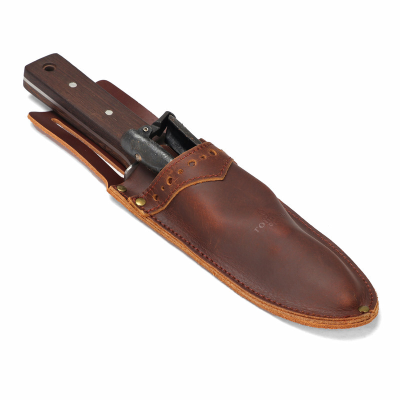 TOURBON 2-in-1 Leather Garden Pruner Transplanting Trowel Belt Holster Cover