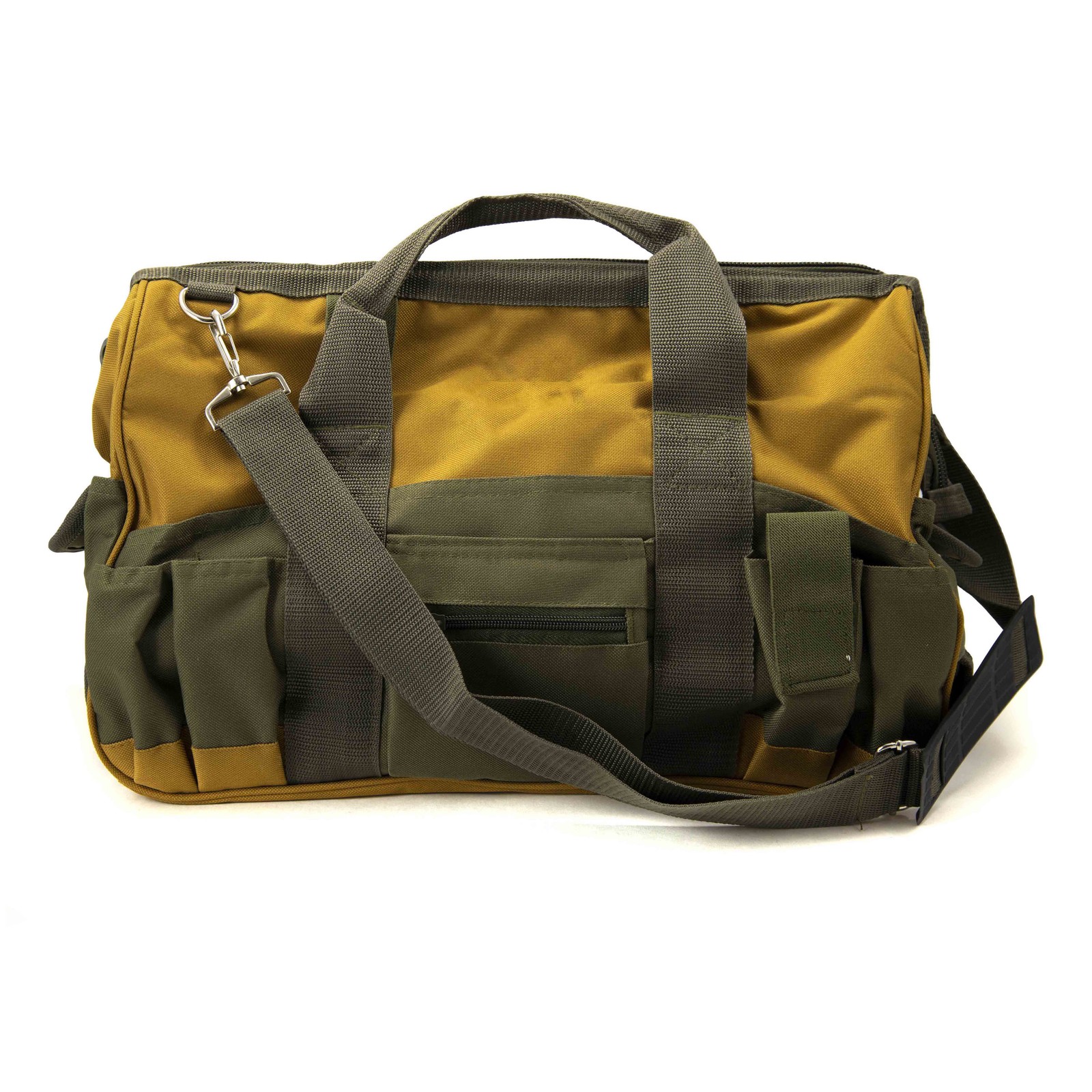 ToolTreaux Nylon Storage Tool Bag with Side Pockets and Shoulder Strap 18 x 8.5