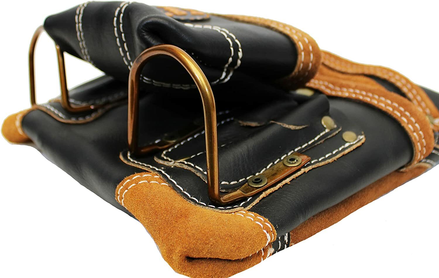 Ten Pocket Top Grain Leather Tool Pouch Carpenter,Construction,Framers,Handyman