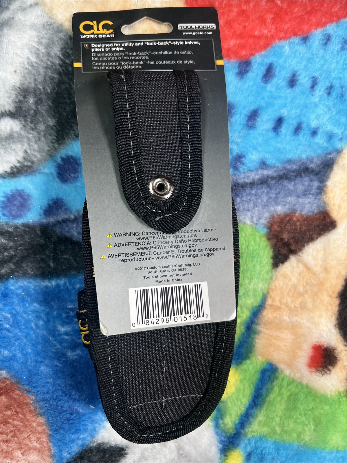 CLC 1518 Utility Knife /Pliers Holder/Tape Measure