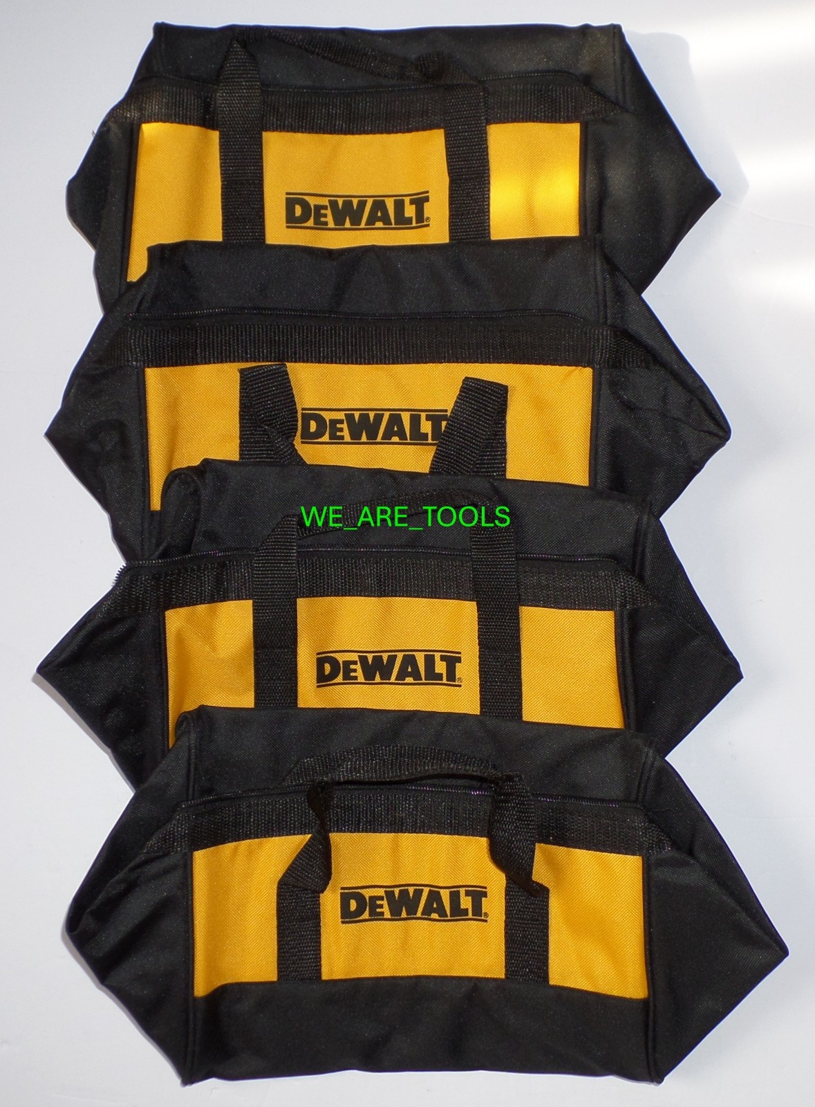 (4) Dewalt Tool Bag / Case 11″ x 8″ x 8″ Canvas For 20V Drill, Battery, Saw