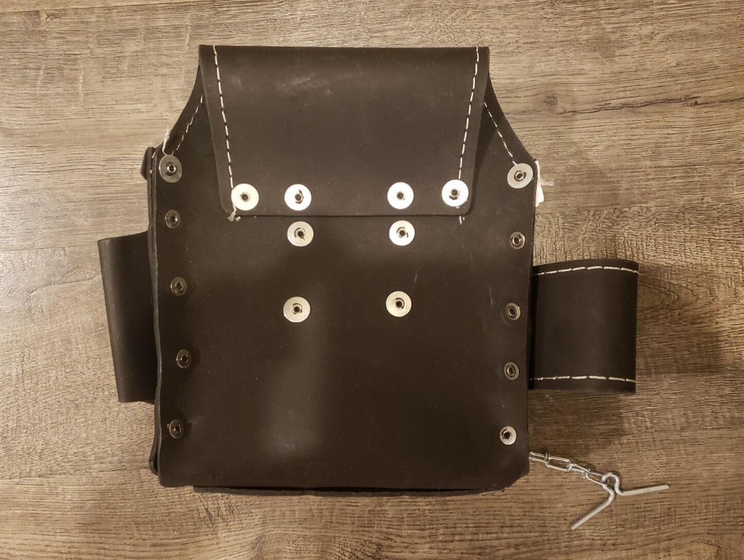 AWP HP Tool Belt 100% Oil Tan Leather High Performance Black
