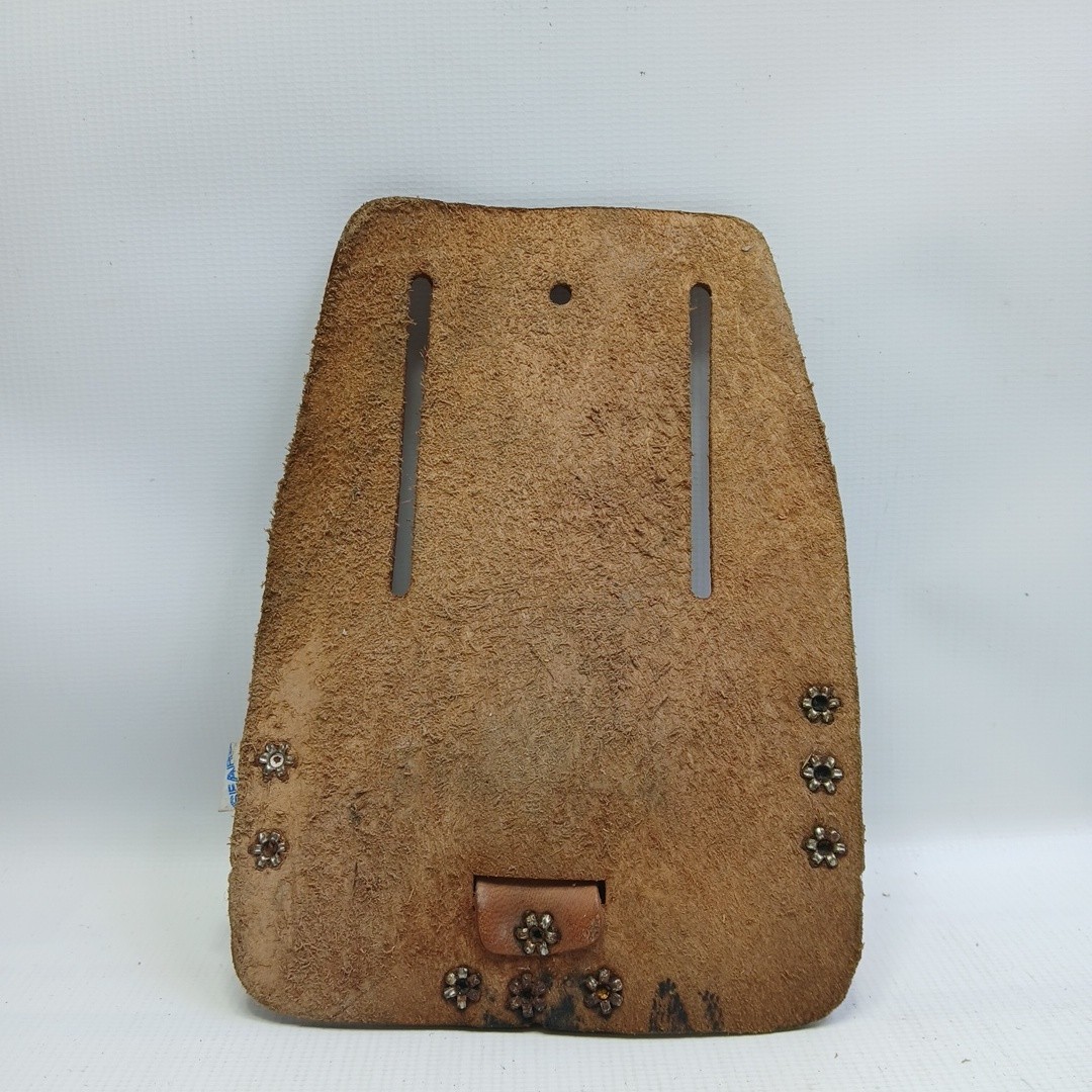 Vtg Craftsman Top Grain Leather Tape Measure Holder Tool Belt 940469