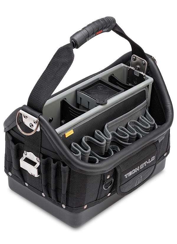 Veto Pro Pac TECH OT-LC BLACKOUT Open Top Tool Bag, VPP10790