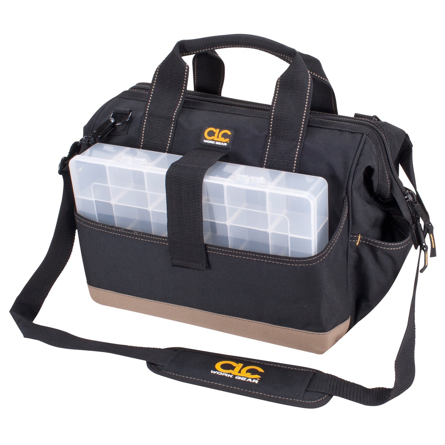 CLC Custom Leathercraft 1139 14 Pocket Large Traytote Bag