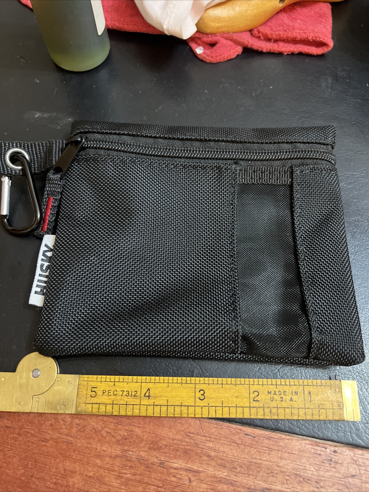 HUSKY 6″ Rugged Storage Pouch with See-thru Mesh Flap Heavy Zipper NEW