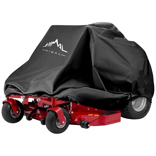 Zero Turn Mower Cover, Heavy Duty 600D Polyester Oxford, UV Protection