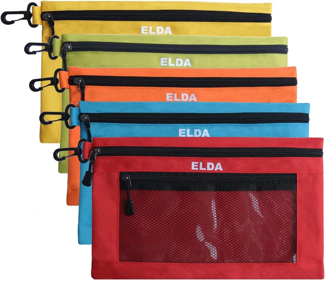 ELDA Tool Bag w/Zipper Organize&Storage for Men Heavy Duty Tool Pouch pencil bag