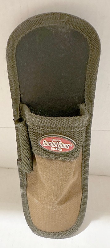 3.75 in. 1-Pocket Tool Belt Sheath Holster – Single Barrel Holder Bucket Boss.