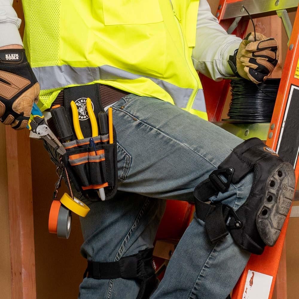 KLEIN TOOLS 5240 Tradesman Pro™ Tool Pouch, 9 Pockets, 10.25 x 5.5 x 10.25-Inch