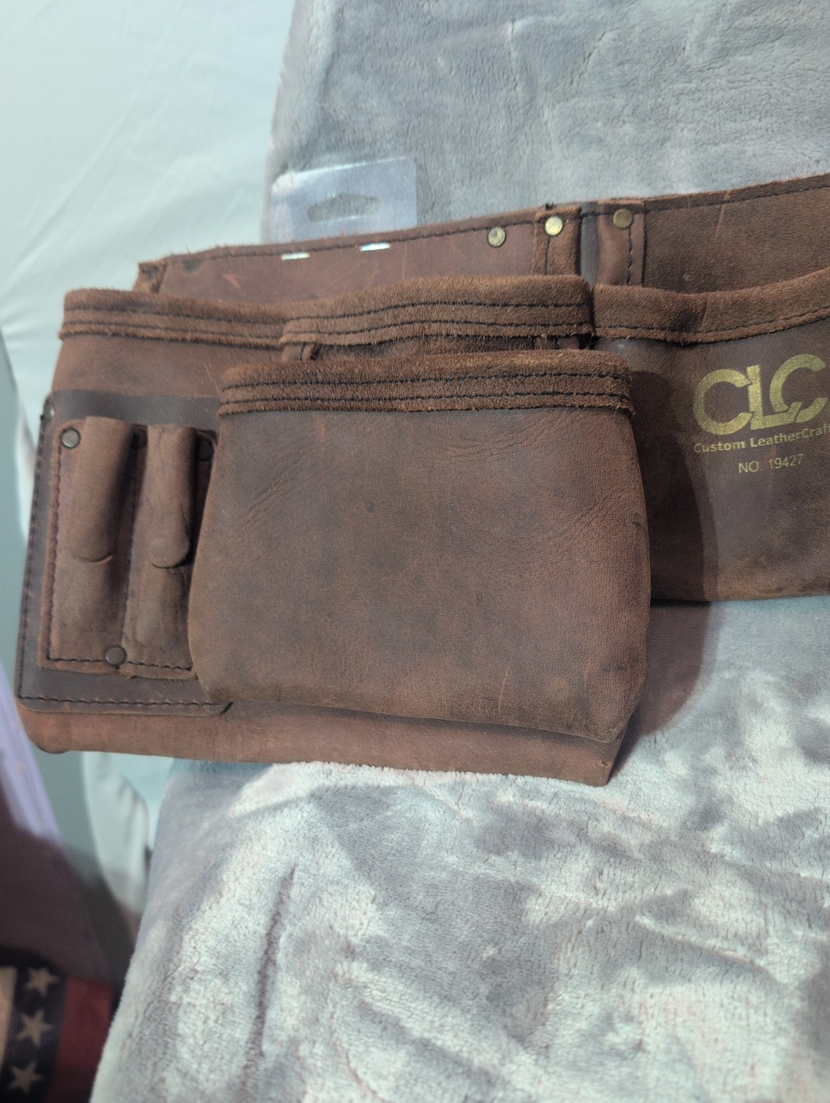 12 Pocket Tool Belt Custom Leathercraft (19427) CLC Brand New W/Tag With Belt