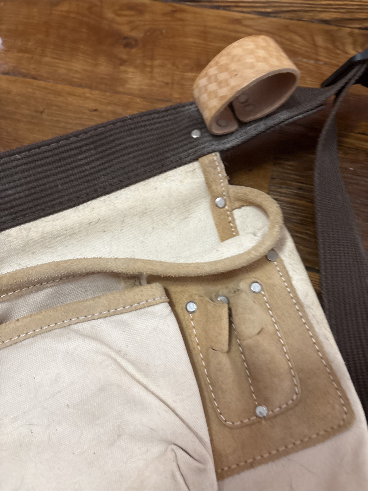 McGuire-Nicholas Tool Belt Canvas & leather Pouch Hammer Holder
