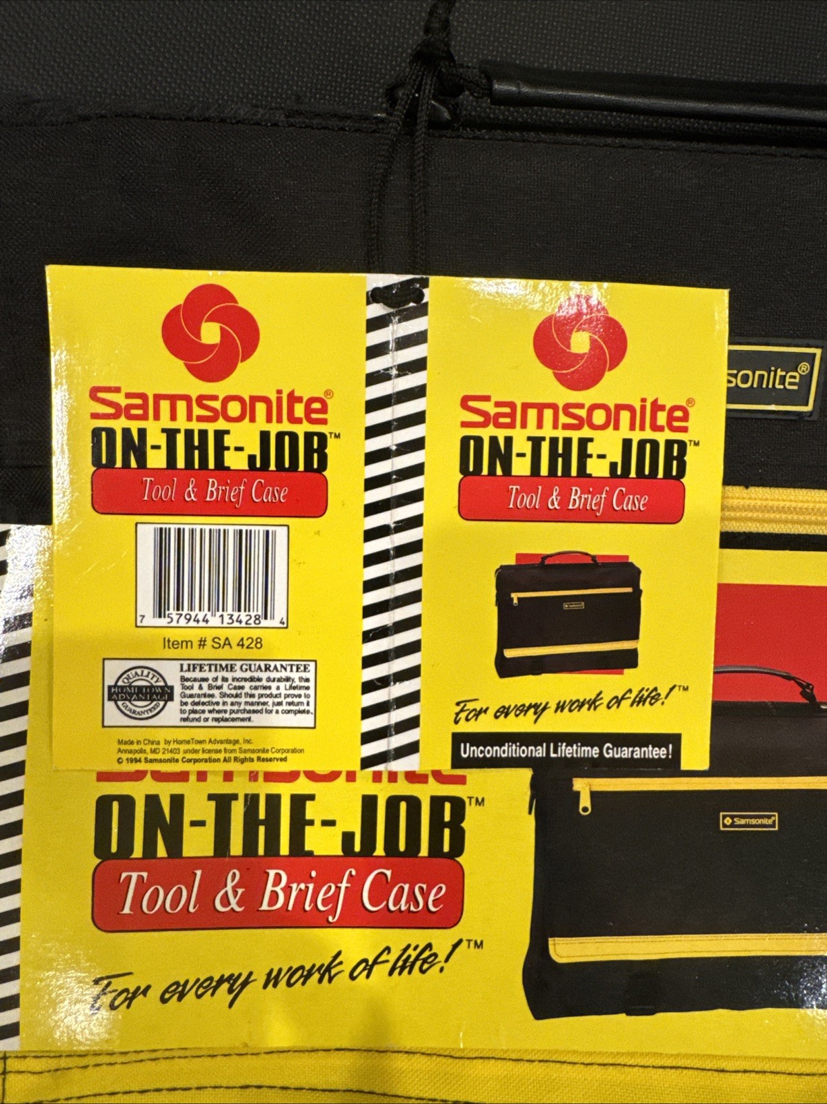 Samsonite On The Job 12 Pocket Tool And Brief Case New. SA 428