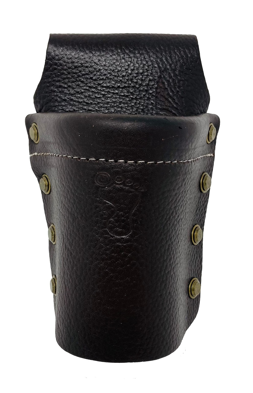 Heavy Duty Tape Measure Pencil Holder Top Grain Leather Tool Belt Accessory