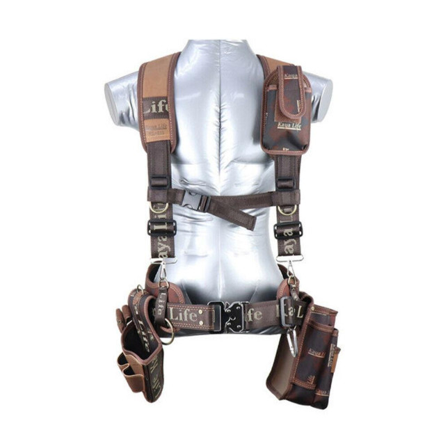 KAYA LIFE KL-600 Work Tool Belt Suspenders Drill Pouch Holder l Express l NEW